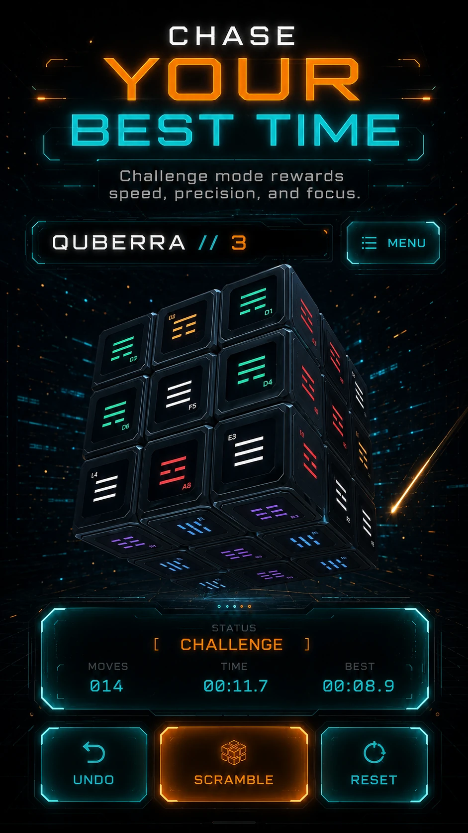 QUBERRA // 3 Challenge mode